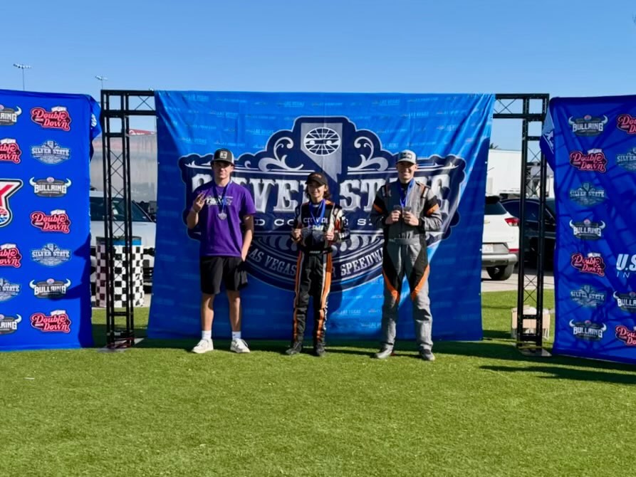Silver State podium in Las Vegas